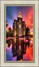 Load image into Gallery viewer, Logan Utah Fiery Sunset
