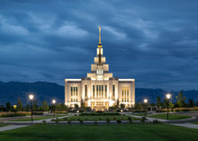 Load image into Gallery viewer, Saratoga Springs Utah Blue Night
