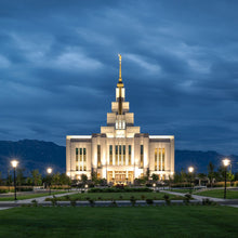 Load image into Gallery viewer, Saratoga Springs Utah Blue Night
