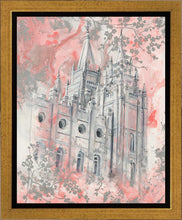 Load image into Gallery viewer, SLC Temple Spring Blossoms
