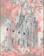 Load image into Gallery viewer, SLC Temple Spring Blossoms
