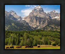 Load image into Gallery viewer, Panorama of Grand Teton Mountain Range, Wyoming
