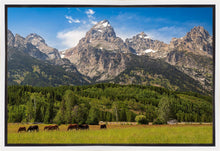 Load image into Gallery viewer, Panorama of Grand Teton Mountain Range, Wyoming
