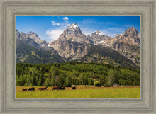 Load image into Gallery viewer, Panorama of Grand Teton Mountain Range, Wyoming
