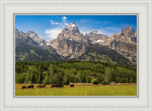 Load image into Gallery viewer, Panorama of Grand Teton Mountain Range, Wyoming
