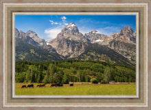 Load image into Gallery viewer, Panorama of Grand Teton Mountain Range, Wyoming

