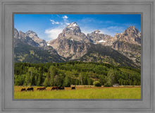 Load image into Gallery viewer, Panorama of Grand Teton Mountain Range, Wyoming
