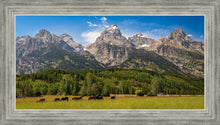 Load image into Gallery viewer, Panorama of Grand Teton Mountain Range, Wyoming
