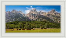 Load image into Gallery viewer, Panorama of Grand Teton Mountain Range, Wyoming
