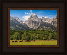 Load image into Gallery viewer, Panorama of Grand Teton Mountain Range, Wyoming
