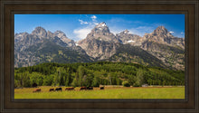 Load image into Gallery viewer, Panorama of Grand Teton Mountain Range, Wyoming
