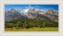 Load image into Gallery viewer, Panorama of Grand Teton Mountain Range, Wyoming
