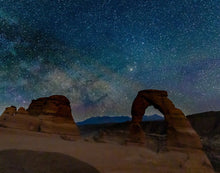 Load image into Gallery viewer, Milky Way Over Delicate Arch, Arches National Park, Utah

