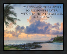 Load image into Gallery viewer, Becoming the Answer Motivisional Poster
