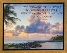 Load image into Gallery viewer, Becoming the Answer Motivisional Poster
