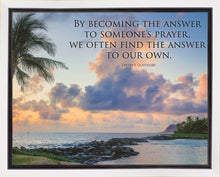Load image into Gallery viewer, Becoming the Answer Motivisional Poster
