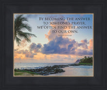 Load image into Gallery viewer, Becoming the Answer Motivisional Poster
