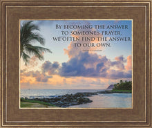 Load image into Gallery viewer, Becoming the Answer Motivisional Poster
