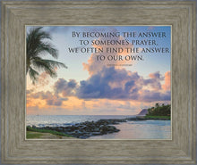 Load image into Gallery viewer, Becoming the Answer Motivisional Poster
