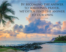 Load image into Gallery viewer, Becoming the Answer Motivisional Poster
