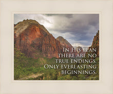 Load image into Gallery viewer, Everlasting Beginnings Motivisional Poster
