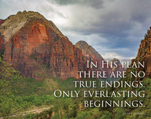 Load image into Gallery viewer, Everlasting Beginnings Motivisional Poster
