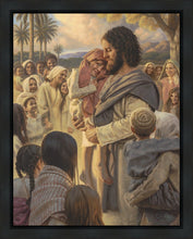 Load image into Gallery viewer, He Took Them Up In His Arms Gallery Wrap
