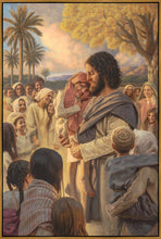 Load image into Gallery viewer, He Took Them Up In His Arms Large Wall Art
