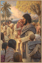 Load image into Gallery viewer, He Took Them Up In His Arms Large Wall Art
