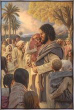 Load image into Gallery viewer, He Took Them Up In His Arms Large Wall Art
