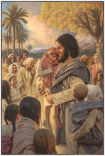 Load image into Gallery viewer, He Took Them Up In His Arms Large Wall Art
