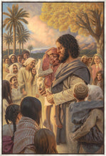 Load image into Gallery viewer, He Took Them Up In His Arms Large Wall Art
