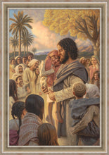 Load image into Gallery viewer, He Took Them Up In His Arms Large Wall Art
