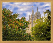 Load image into Gallery viewer, Salt Lake City Temple Autumn Leaves
