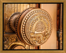 Load image into Gallery viewer, Salt Lake City Temple Holiness In Gold Gallery Wrap

