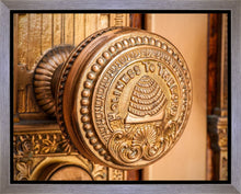 Load image into Gallery viewer, Salt Lake City Temple Holiness In Gold Gallery Wrap
