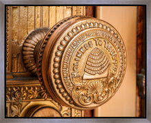 Load image into Gallery viewer, Salt Lake City Temple Holiness In Gold Gallery Wrap
