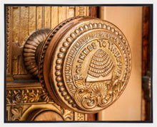 Load image into Gallery viewer, Salt Lake City Temple Holiness In Gold Gallery Wrap
