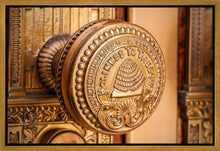 Load image into Gallery viewer, Salt Lake City Temple Holiness In Gold Gallery Wrap
