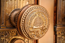 Load image into Gallery viewer, Salt Lake City Temple Holiness In Gold Gallery Wrap
