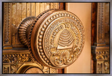 Load image into Gallery viewer, Salt Lake City Temple Holiness In Gold Gallery Wrap
