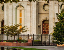 Load image into Gallery viewer, Salt Lake City Temple Inner Glow Gallery Wrap
