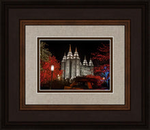 Load image into Gallery viewer, Salt Lake City Temple Lights Aglow
