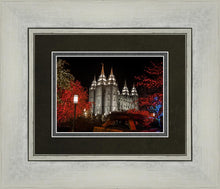 Load image into Gallery viewer, Salt Lake City Temple Lights Aglow
