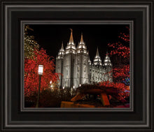 Load image into Gallery viewer, Salt Lake City Temple Lights Aglow
