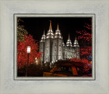 Load image into Gallery viewer, Salt Lake City Temple Lights Aglow
