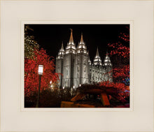 Load image into Gallery viewer, Salt Lake City Temple Lights Aglow
