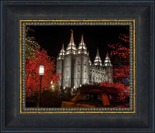 Load image into Gallery viewer, Salt Lake City Temple Lights Aglow

