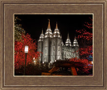 Load image into Gallery viewer, Salt Lake City Temple Lights Aglow
