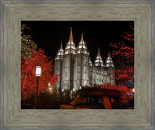Load image into Gallery viewer, Salt Lake City Temple Lights Aglow
